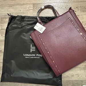 London Fog Sophia Studded Tote